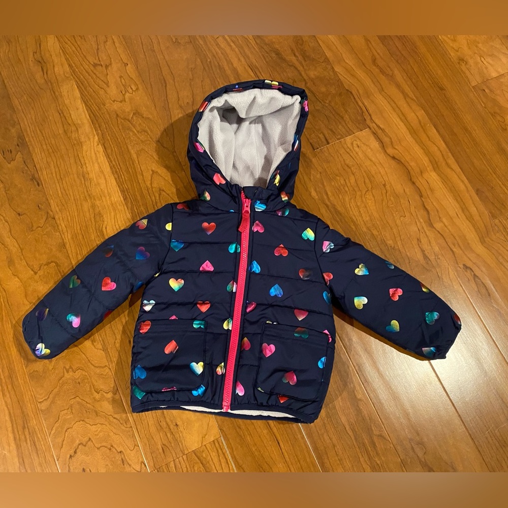 Carters 2T girls puffy winter coat